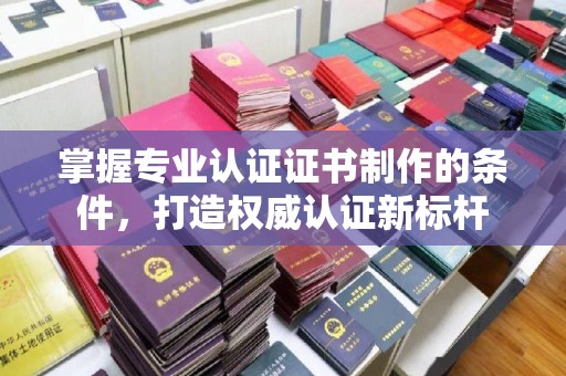 江口掌握专业认证证书制作的条件，打造权威认证新标杆